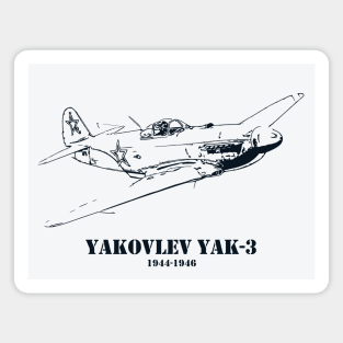 Yakovlev Yak-3 WWII Soviet Fighter Magnet